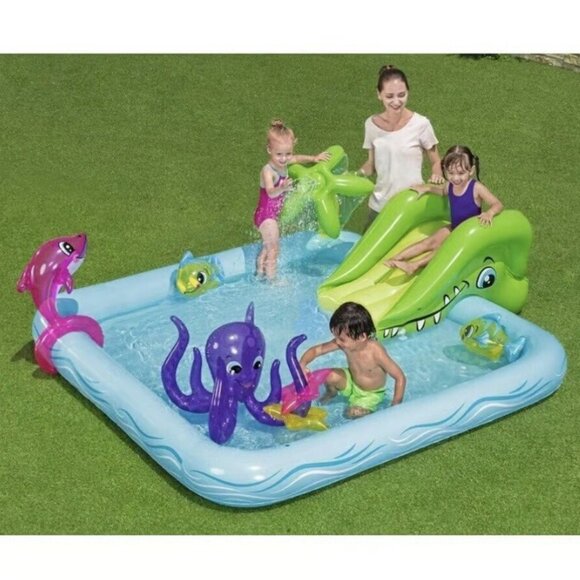 Inflatable H2O GO Fantastic Aquarium Play Center Inflatable Pool Bestway - Picture 1 of 4